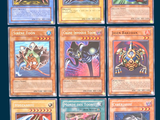 the cards are all different colors and sizes of each character