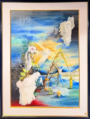 une image d'un tableau représentant un vase contenant des fleurs