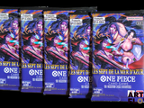 cinq paquets de cartes de jeu de cartes, contenant chacun une carte sur laquelle figure l'image d'un homme tenant une épée