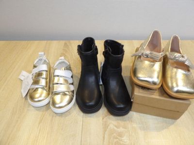 CHAUSSURES FILLE 3 Pcs : Basket Monoprix Taille 26 - Bottes …