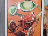 a picture of a poster on the wall of a room