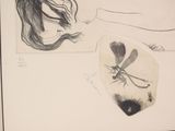 drawings of a dragonfly and a dragon fly on a piece of paper