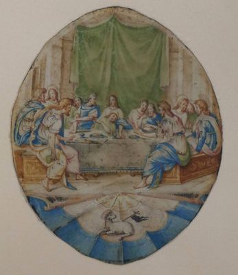 École flamande, XVIIe siècle La Cène - Photo 1