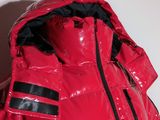 a close up of a red jacket on a mannequin mannequin mannequin mannequin mannequin mannequin mannequin manne