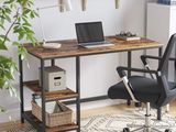 an image of a desk with a laptop on it