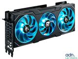 a close up of a video card with two fans on it