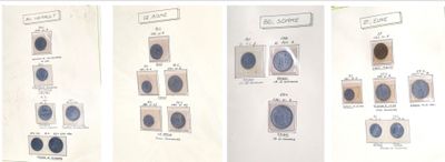 trois photos issues d'une série illustrant différents types de papier toilette