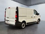 a white van that is parked inside of a building