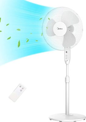 Ventilateur sur pied 40 W Midea MFS400M0APW0