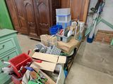 a room with a lot of clutter in it