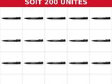 vendu par lot de 20 x 10 soft 200 unites