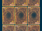 six square tiles of different shapes with a dark background