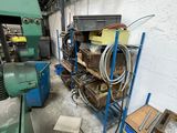 a machine that is sitting inside of a building