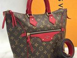 louis vuitton monogram canvas and leather tote bag