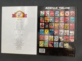 the back cover of a book with a picture of comics on it