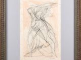 an image of a drawing in a frame on a wall