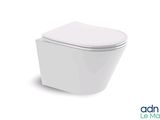 a white toilet that is on a white background