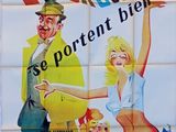french movie poster for les drouvants, starring jean - paul lefevre and jean - paul