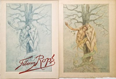 Félicien Rops (1833-1898) - Eritis similes deo.