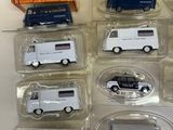 many different types of toy cars and trucks in the package