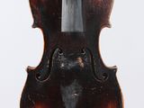 an old violin with a bow on a white background