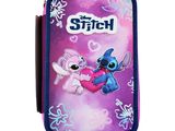 disney lilo and stitchty pencil case with a pink background