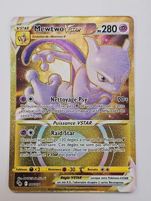 une photo d'une carte Pokémon sur laquelle figure l'image d'un chat