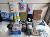 a lot of items that are on a table