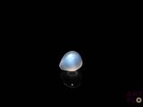 an image of a blue moons stone on a black surface