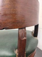 Fauteuil à dossier gondole en acajou mouluré, assise garnie … (photo 4)