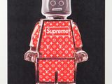 Affiche artistique « Minifig » Louis Vuitton x Supreme