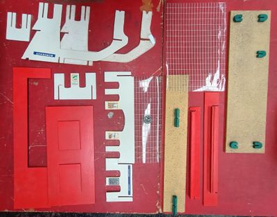 a picture of the contents of a tool kit