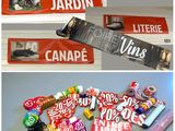 many different types of candy and candies on display