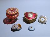 a lot of different items that are sitting on a table