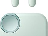 an image of a pair of ear buds sitting on top of a white box