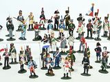 a lot of figurines of different sizes and colors
