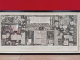 un vieux dessin en noir et blanc représentant un livre comportant de nombreuses pages