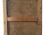 an image of a wooden box with some writing on it