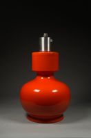 Porcelaine de Bruxelles. Lampe balustre