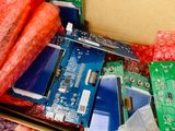 a box full of electronics and other items that are in it
