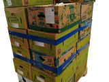 boxes stacked on top of each other on a pallet