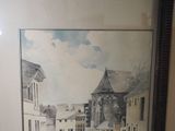 a picture of a painting on the wall of a building
