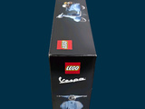a black box with a picture of a man riding a motorcycle