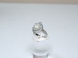an image of a diamond ring sitting on top of a clear glass