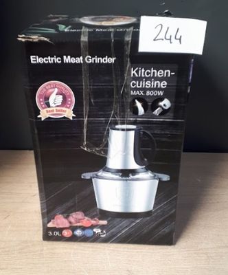 Hachoir électrique 800w, bol en acier inoxydable , -retour t…