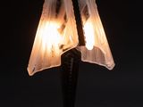an image of a lamp that is on a table