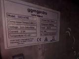 a close up of a sign on the side of a refrigerator