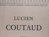 un vieux document sur lequel figure une image en noir et blanc