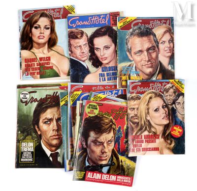 de nombreuses couvertures de films en couverture d'un magazine
