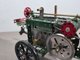 a small model of a steam engine on a table